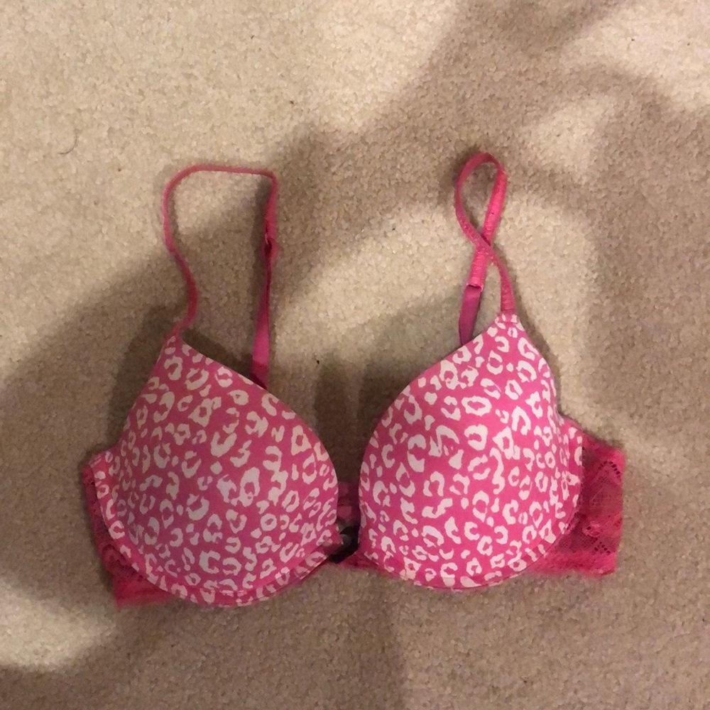 Pink Leopard Victoria’s Secret Bra - 34C